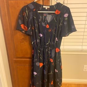 Tucker 100% Silk Floral Dress - XS